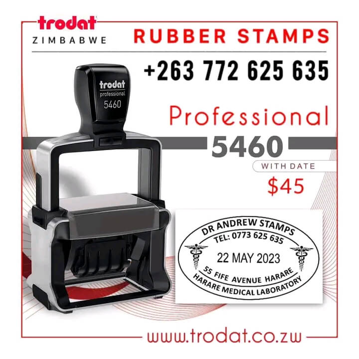 Trodat Rubber Stamps made while you wait
